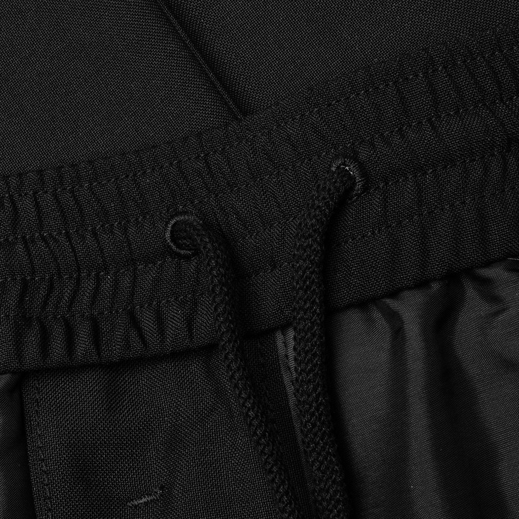 SLIM FIT FORMAL WOOL AND MOHAIR PANTS - BLACK - 4
