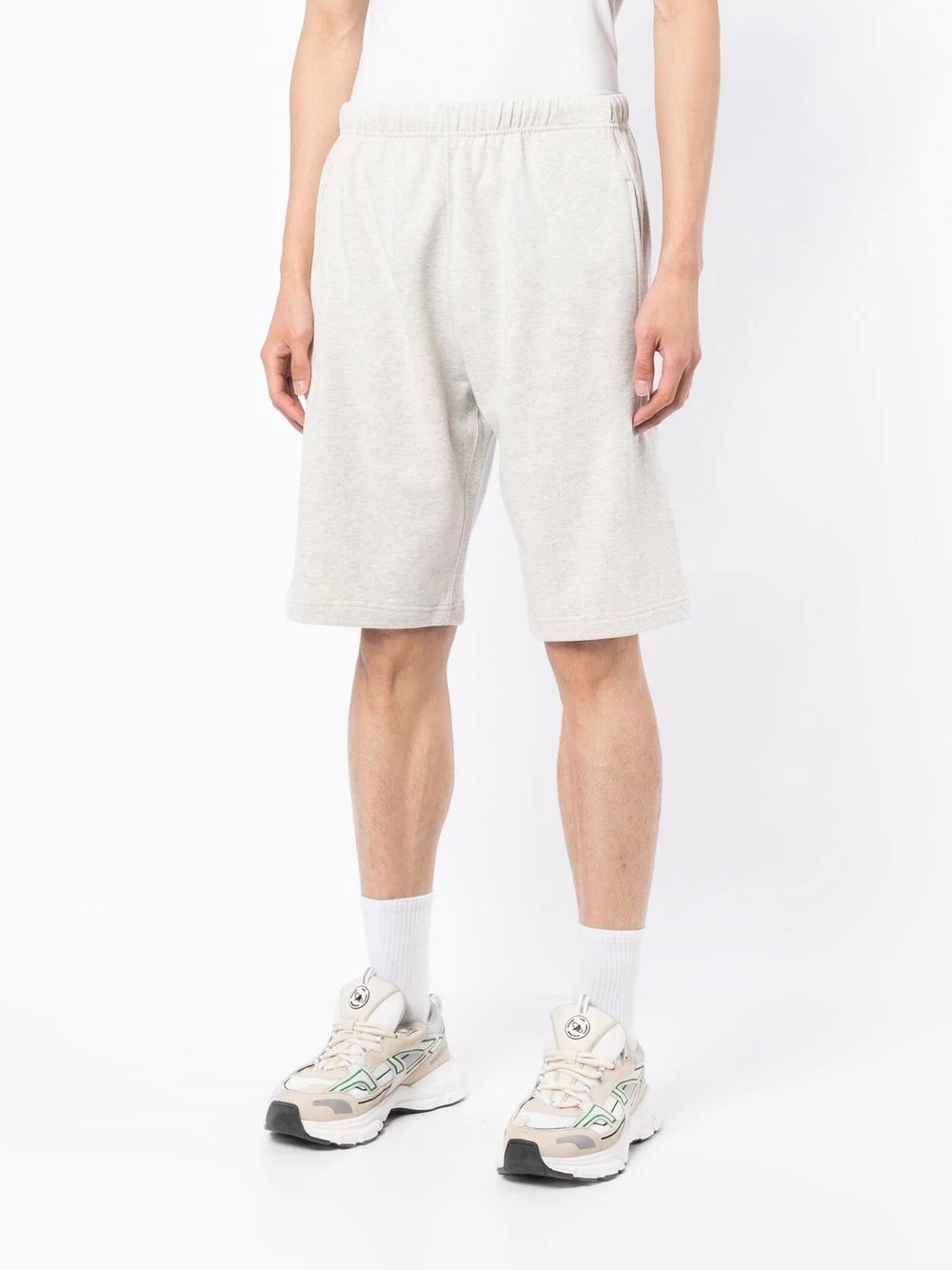 embroidered-logo track shorts - 3