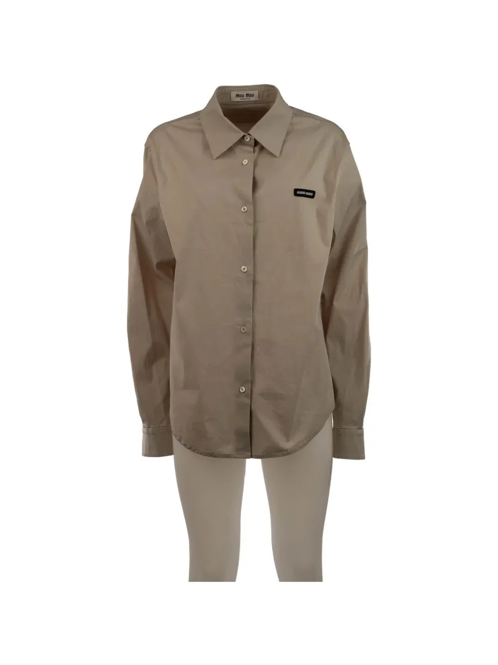 MIU MIU - Women Popeline Stretch Was Camicie - 1