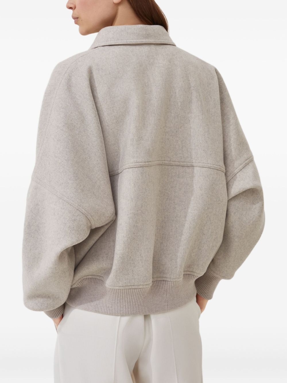 zip-front bomber jacket - 4