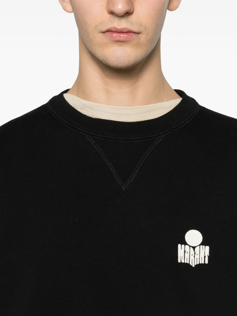 Isabel Marant Isabel Marant Mike Logo-embroidered Crew-neck Sweatshirt outlook