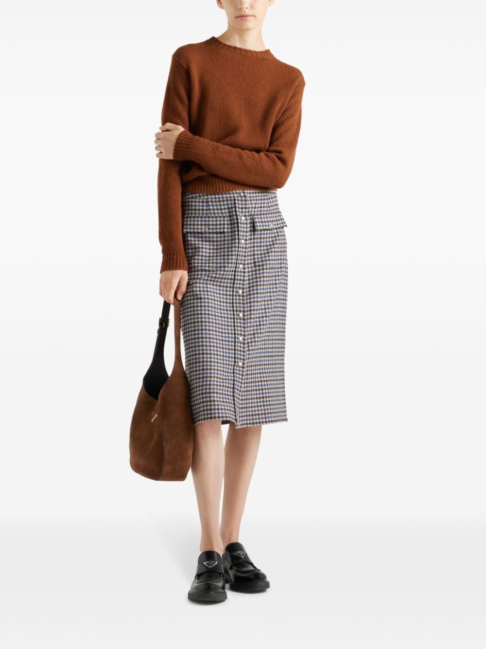 wool midi skirt - 2