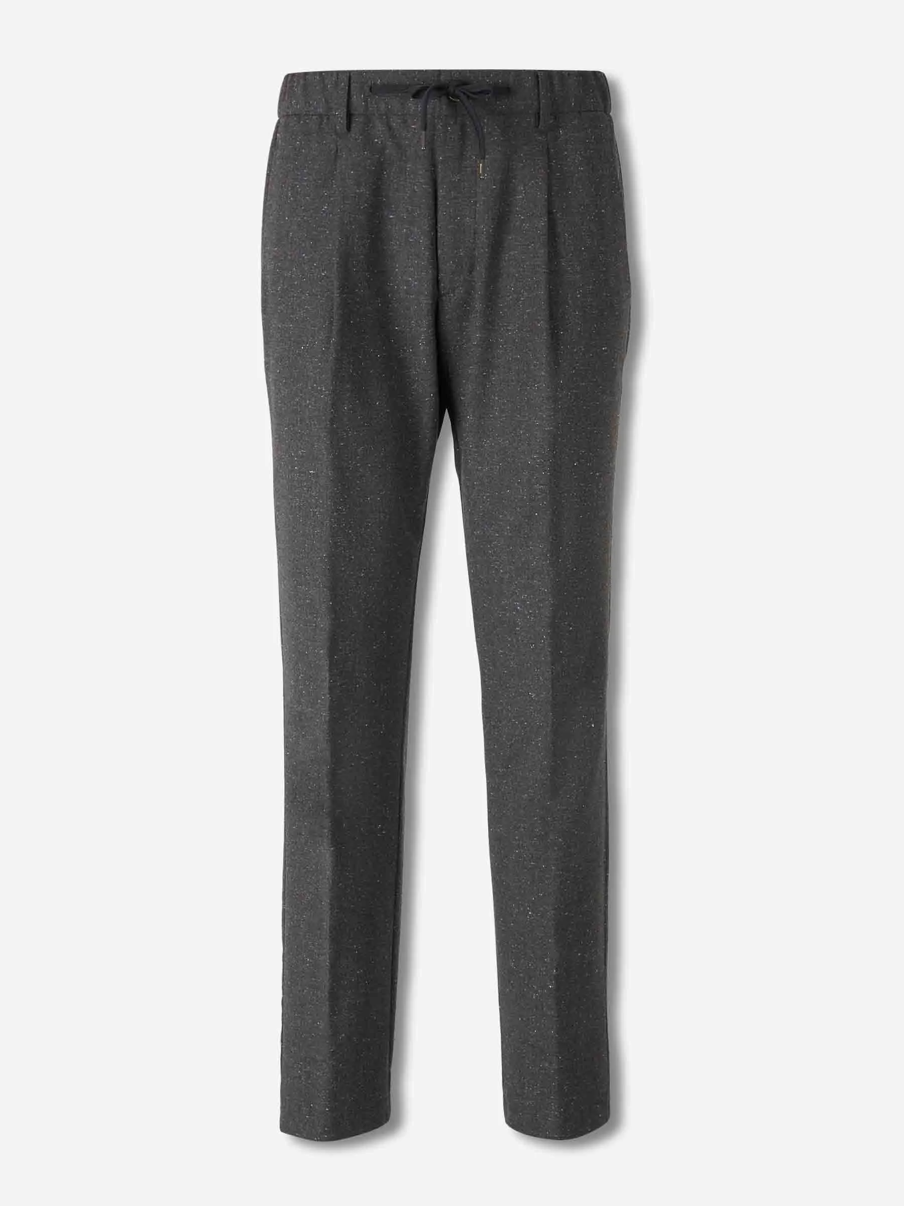 WOOL TEXTURED PANTS - 1