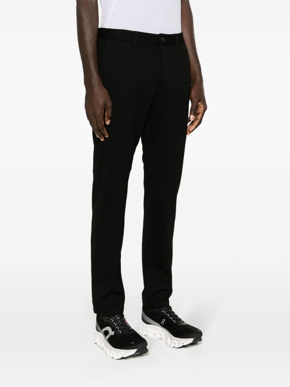 mid-rise slim-fit trousers - 3