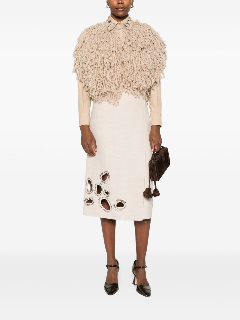 FABIANA FILIPPI embellished-collar shirt outlook