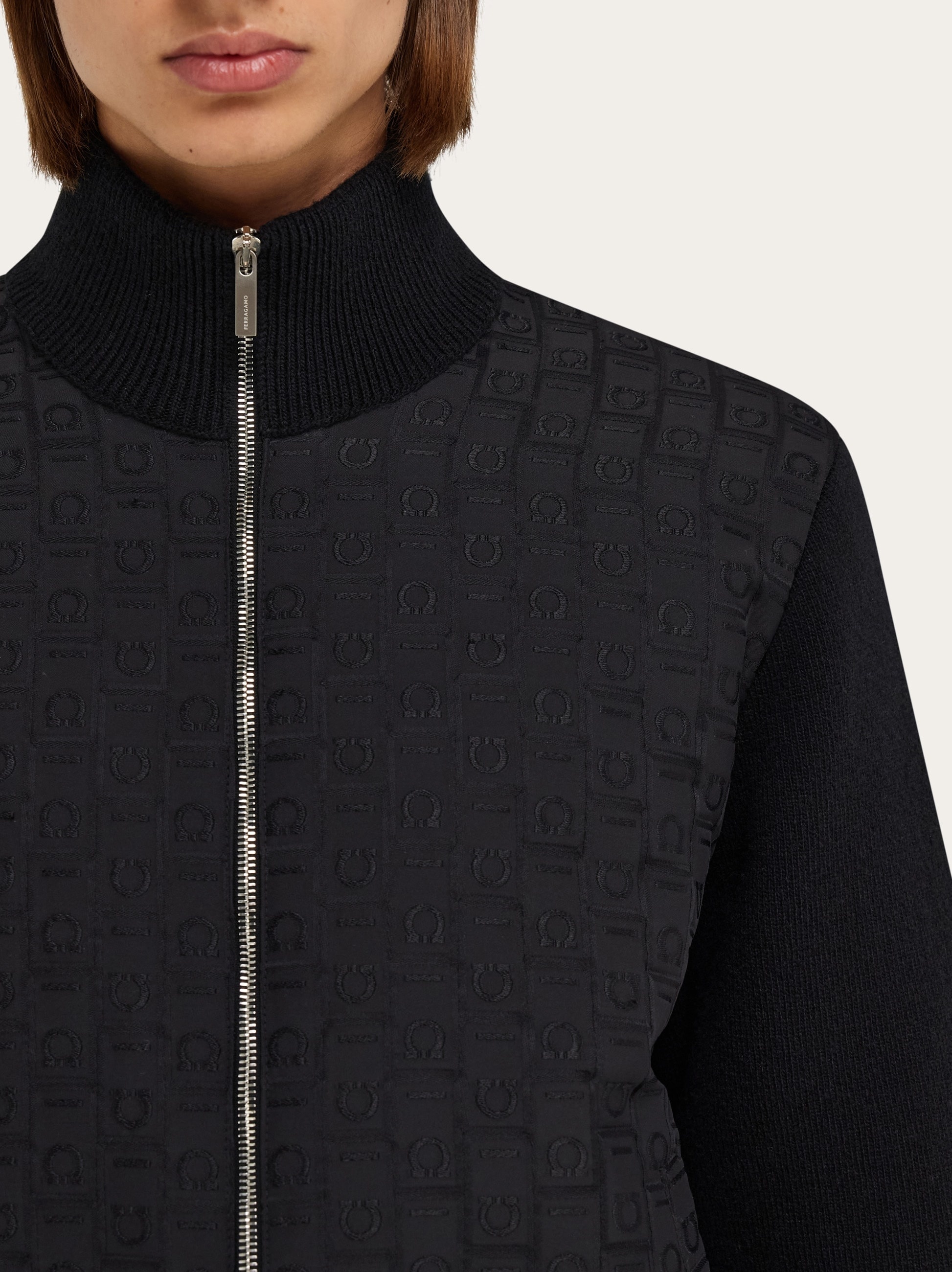 Knitted bomber jacket - 4