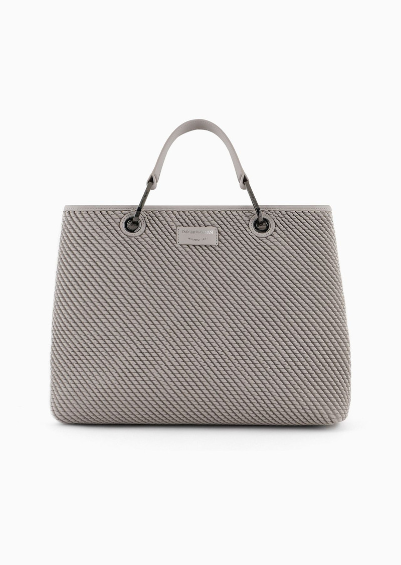 Embossed nappa leather-effect medium MyEA shopper bag 1