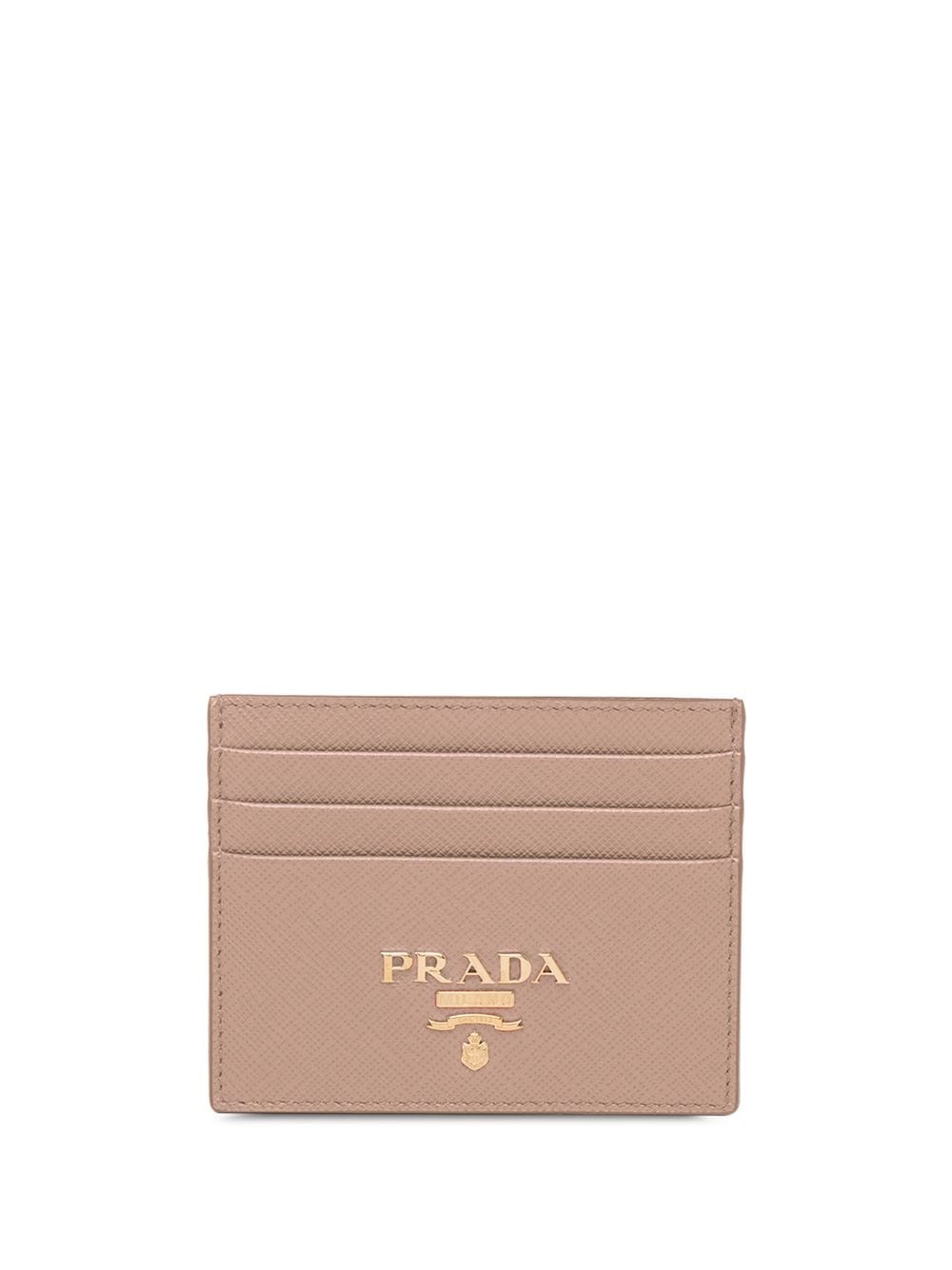 compact front logo cardholder - 1