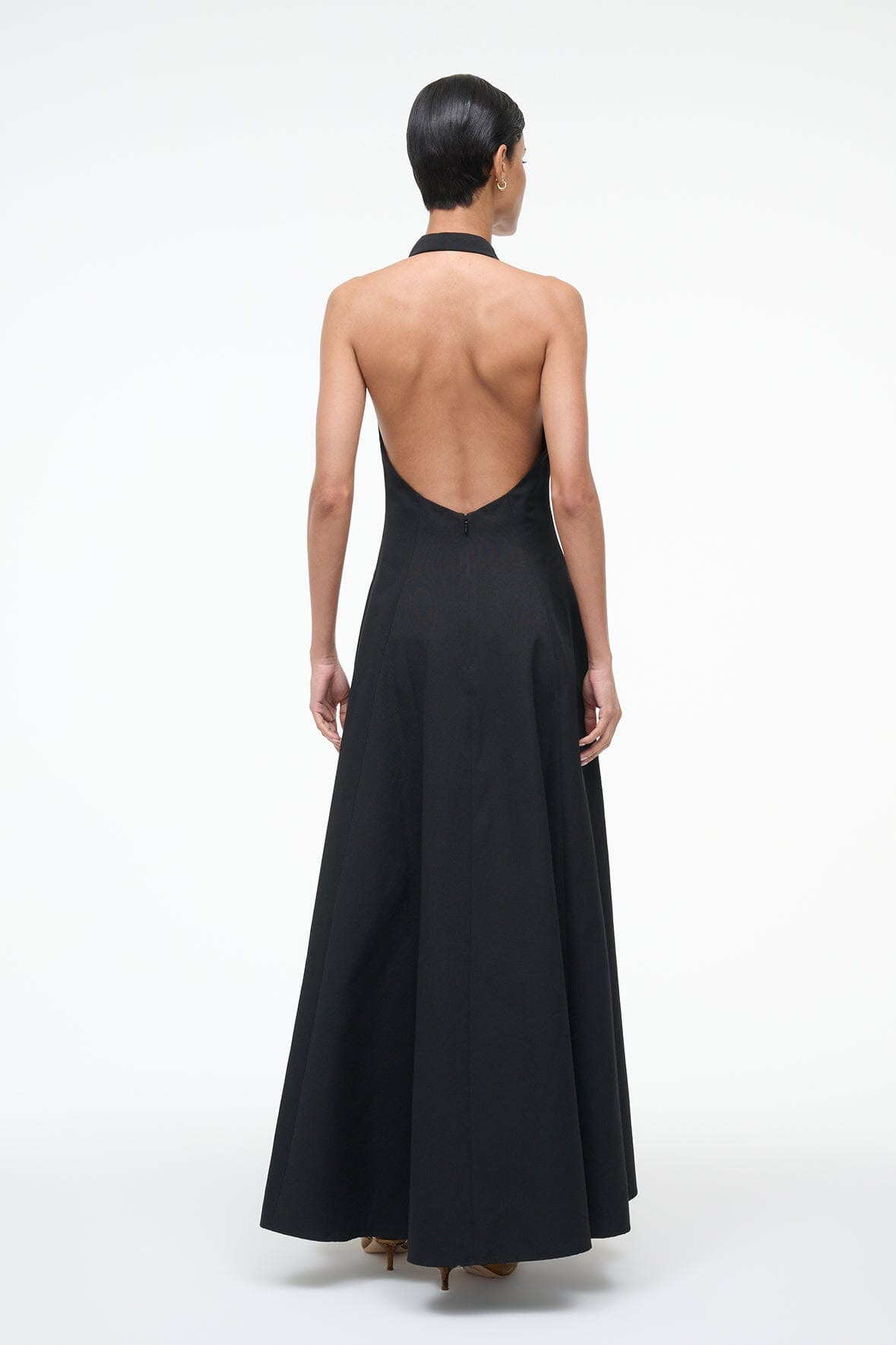 STAUD STELLA DRESS BLACK - 4