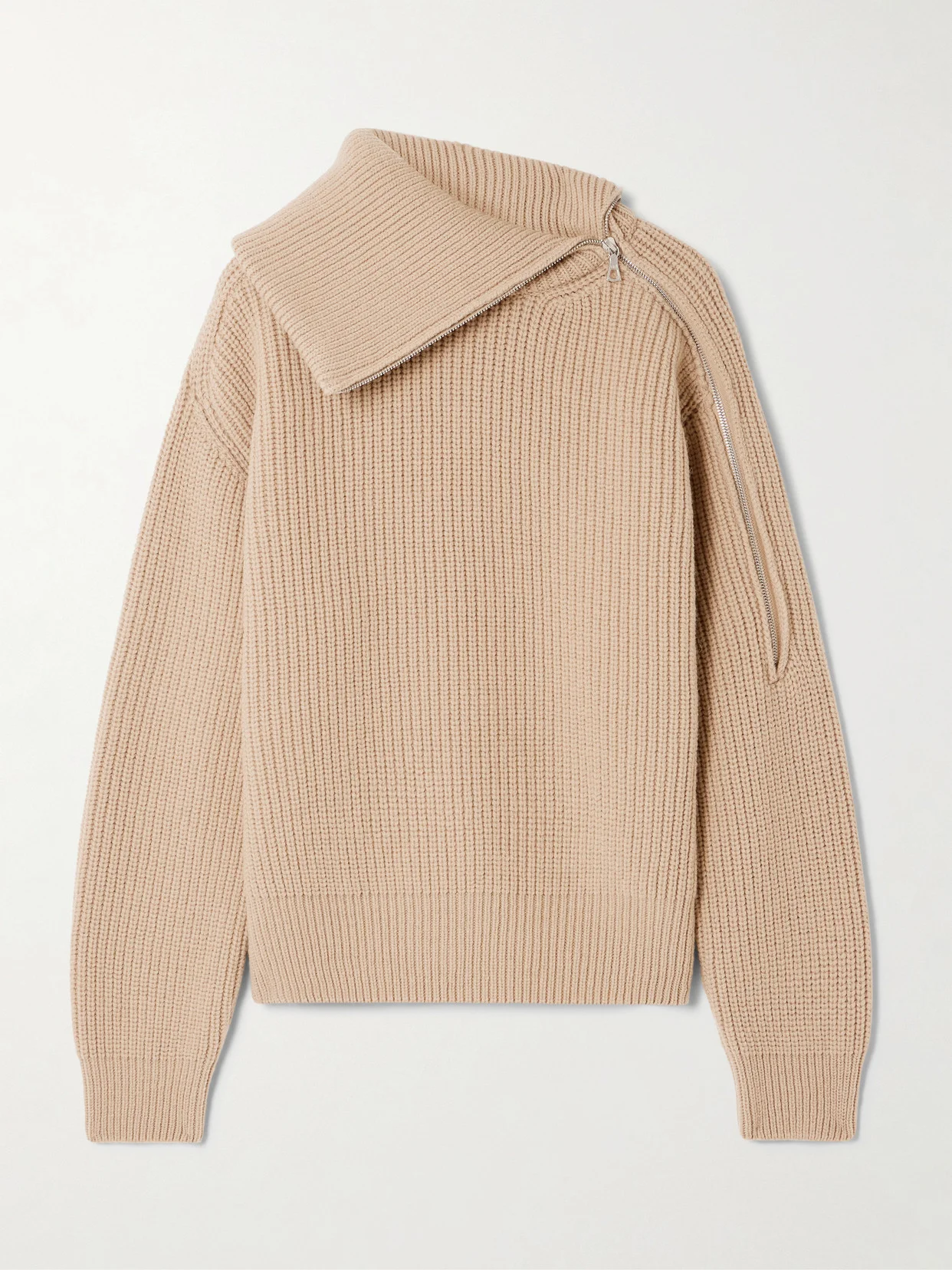 Ribbed Wool Sweater - 1