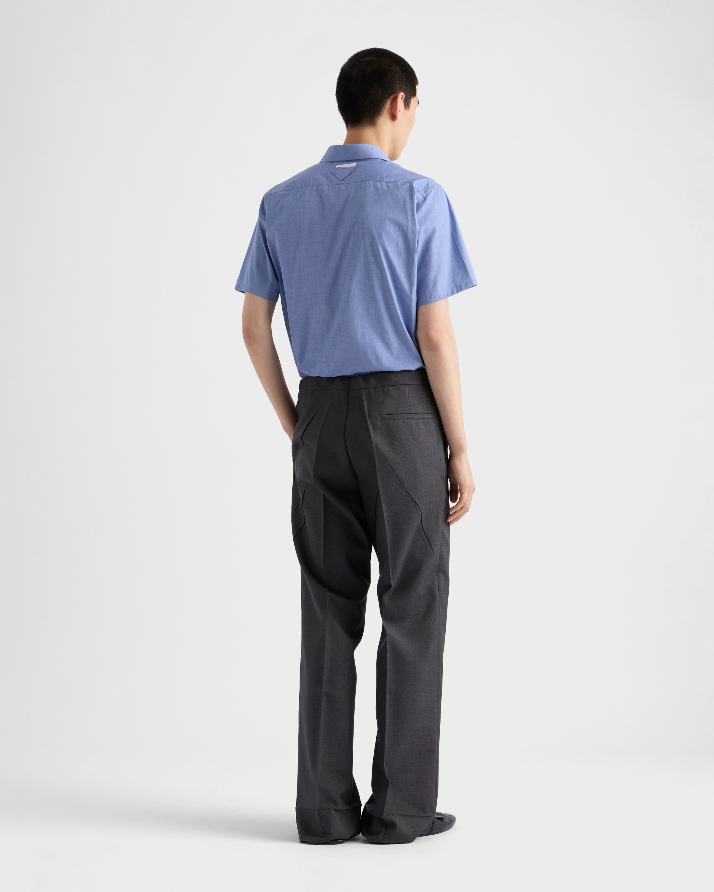 Short-sleeved cotton shirt - 5