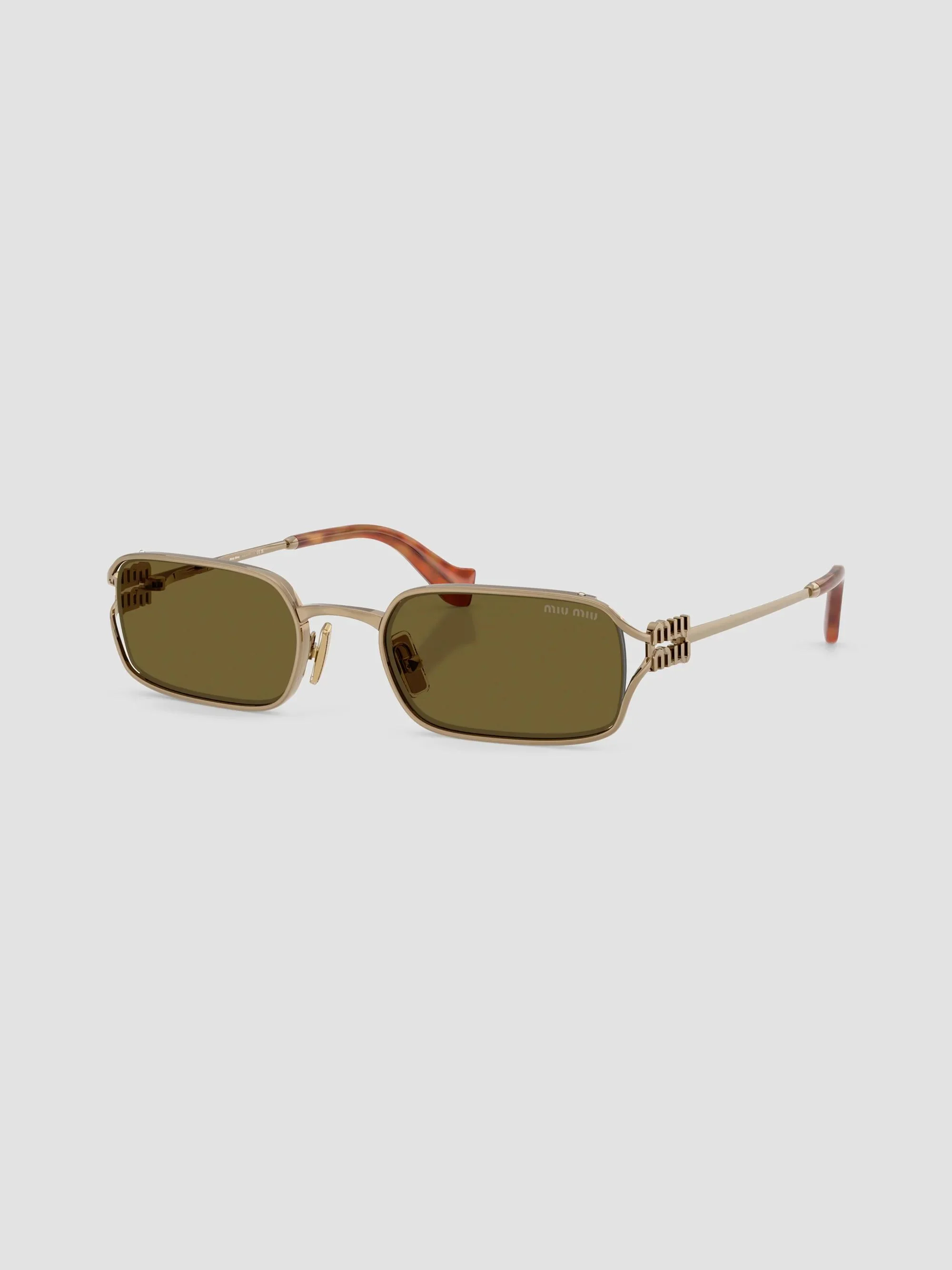 Women's 52MM Rectangular Sunglasses - Dark Brown - 1
