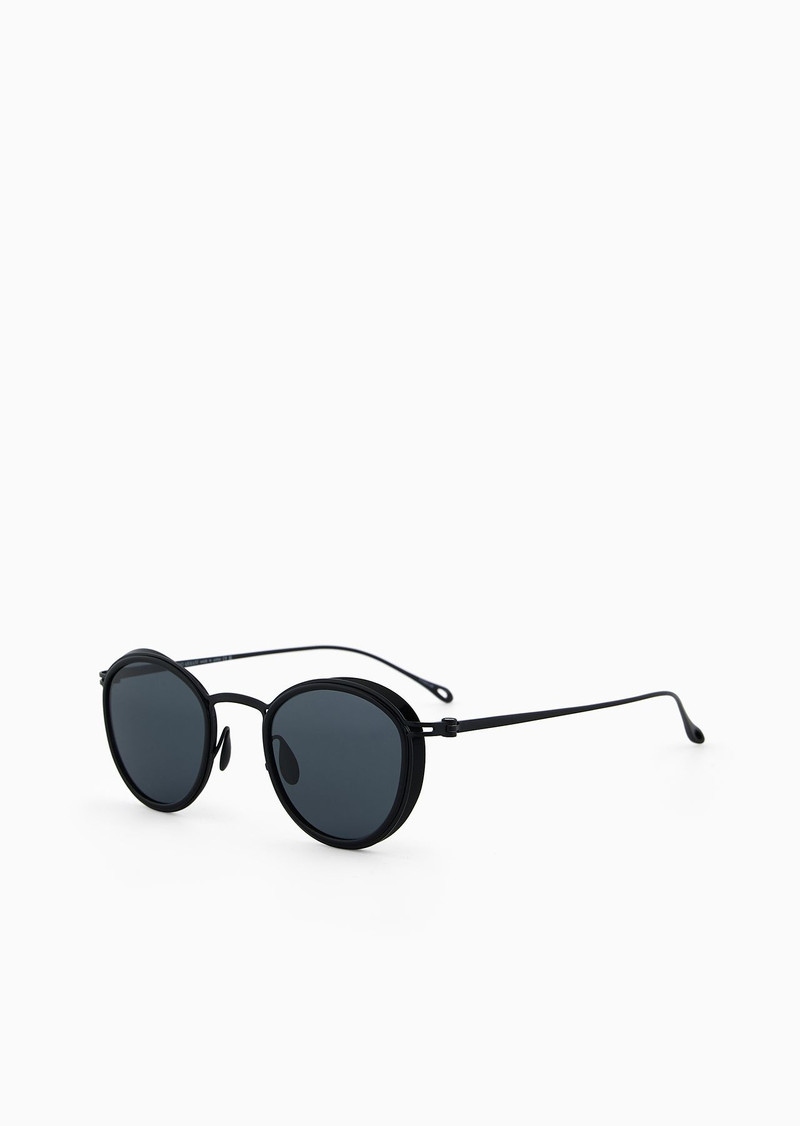 GIORGIO ARMANI Men’s Panto sunglasses outlook