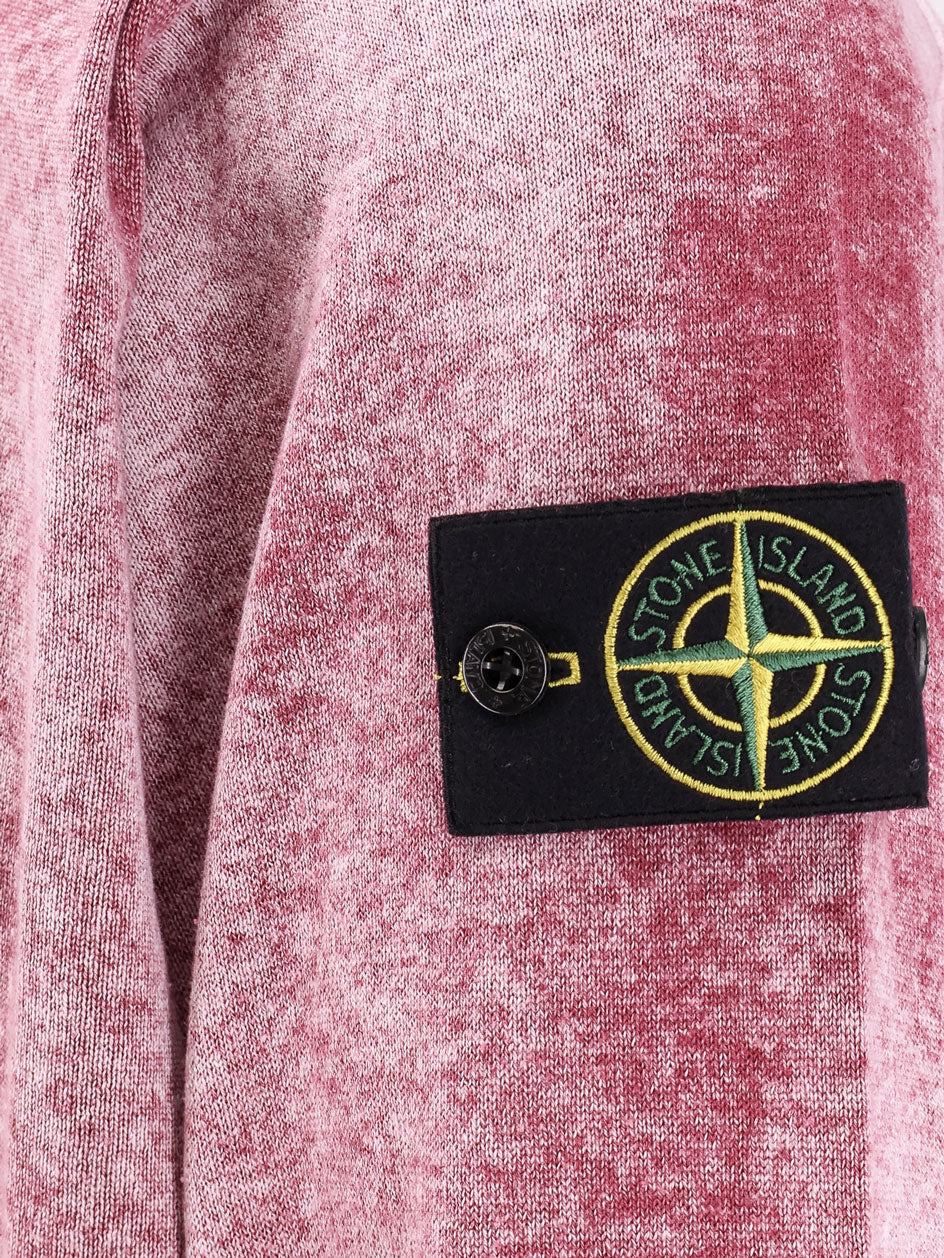 Stone Island Men Cotton Reversible Sweater With Iconic Logo Patch - 3