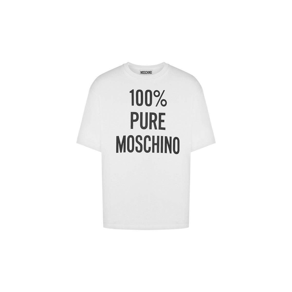 100% PURE MOSCHINO ORGANIC JERSEY T-SHIRT - 6