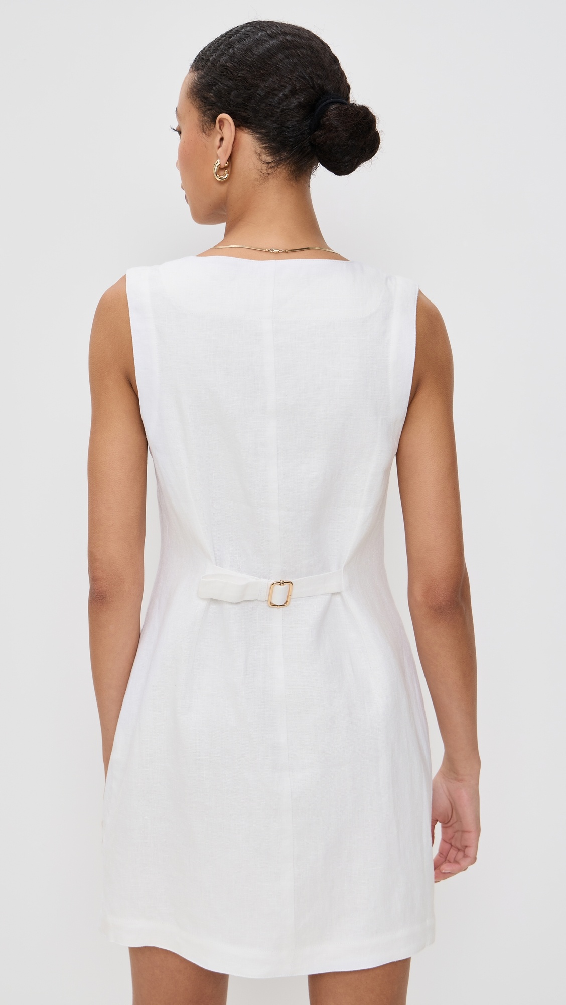 Emma Button Down Mini Dress - 2