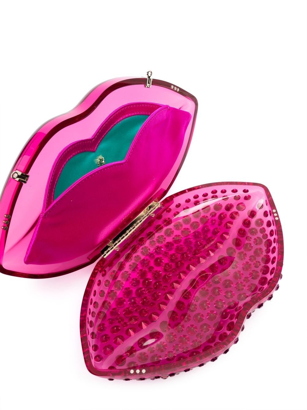 lip shape clutch bag - 5