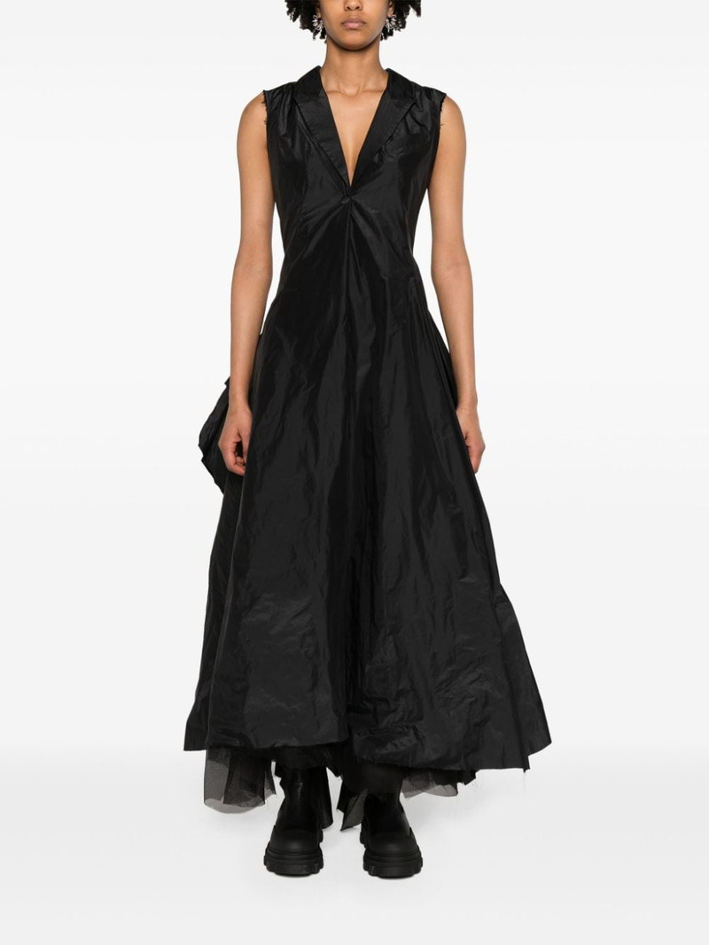 Marc Le Bihan raw-cut layered maxi dress outlook
