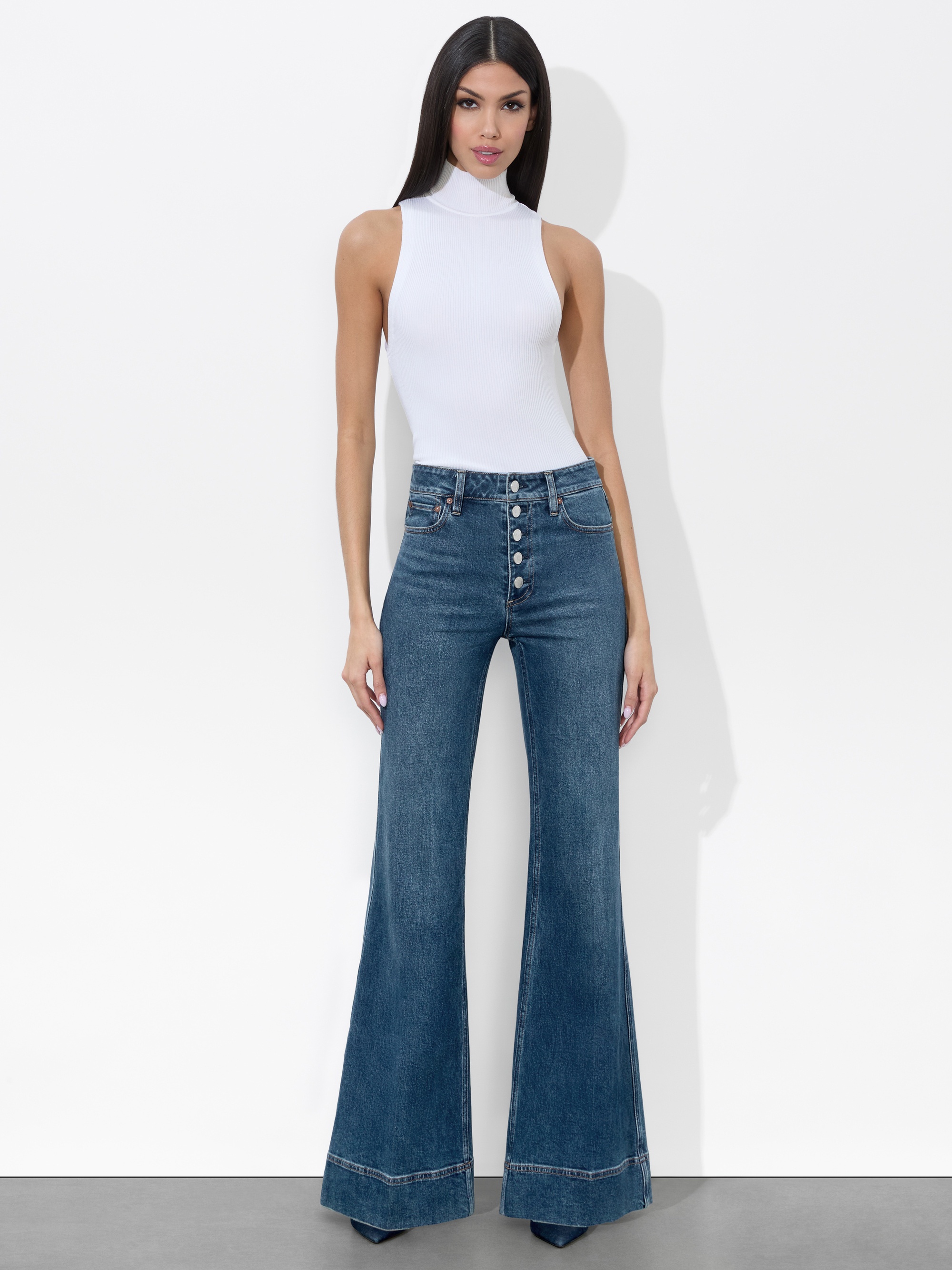 MISSA EXPOSED BUTTON JEAN - 3