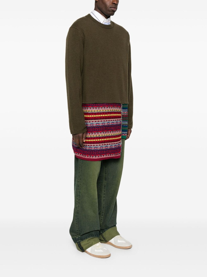 patchwork-panelled sweater 3