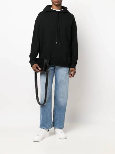 Neil Barrett logo-patch straight-leg jeans outlook