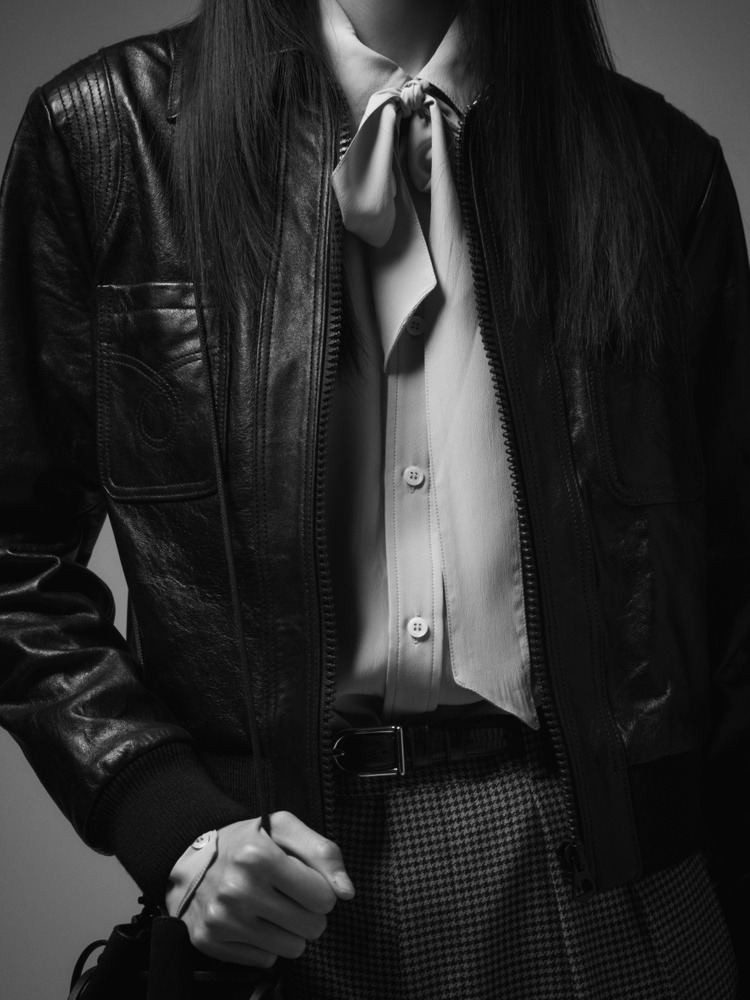 LEATHER JACKET 70 CONNECTED FASHION - 4