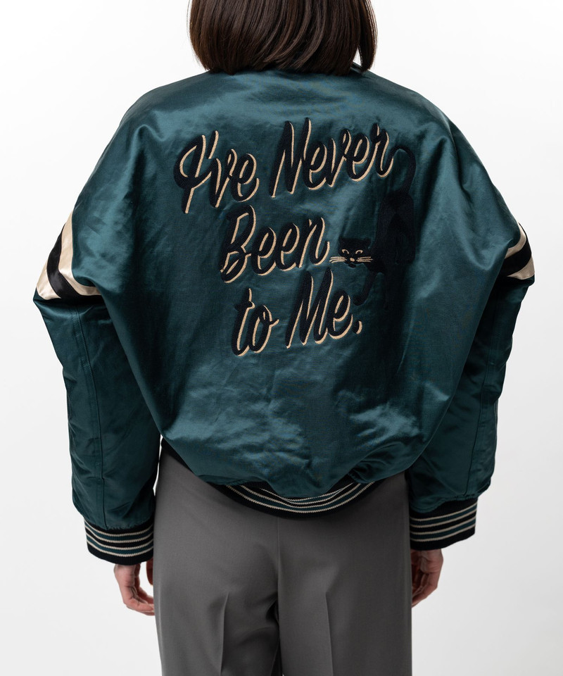 Front Back Combined Denim Jacket 10