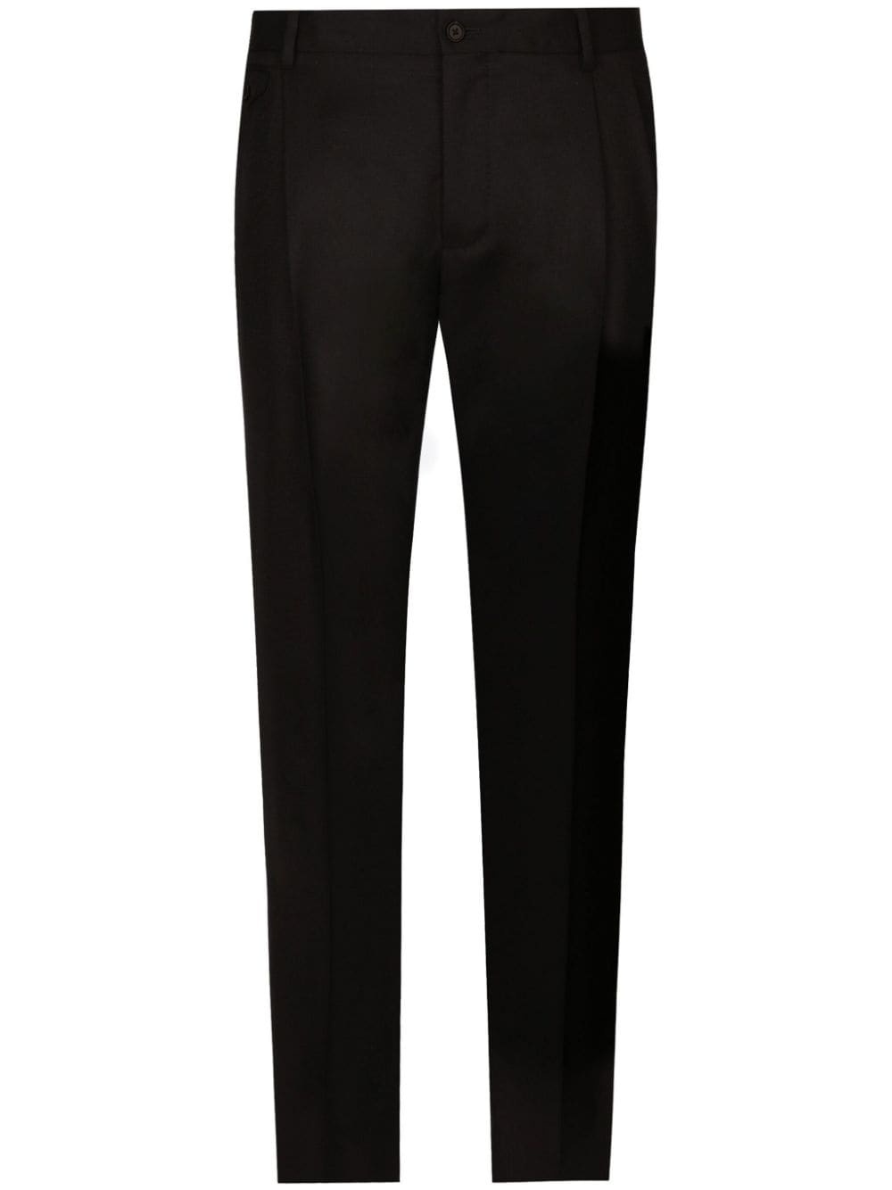 virgin-wool cropped trousers - 1