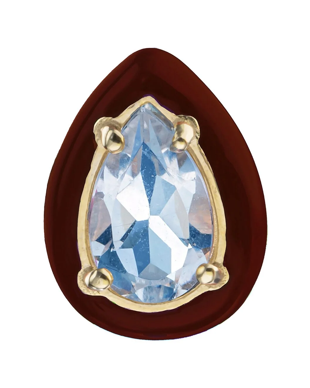 Bea Bongiasca Flower Funk 9K & Silver 1.94 ct. tw. Topaz Studs - 1