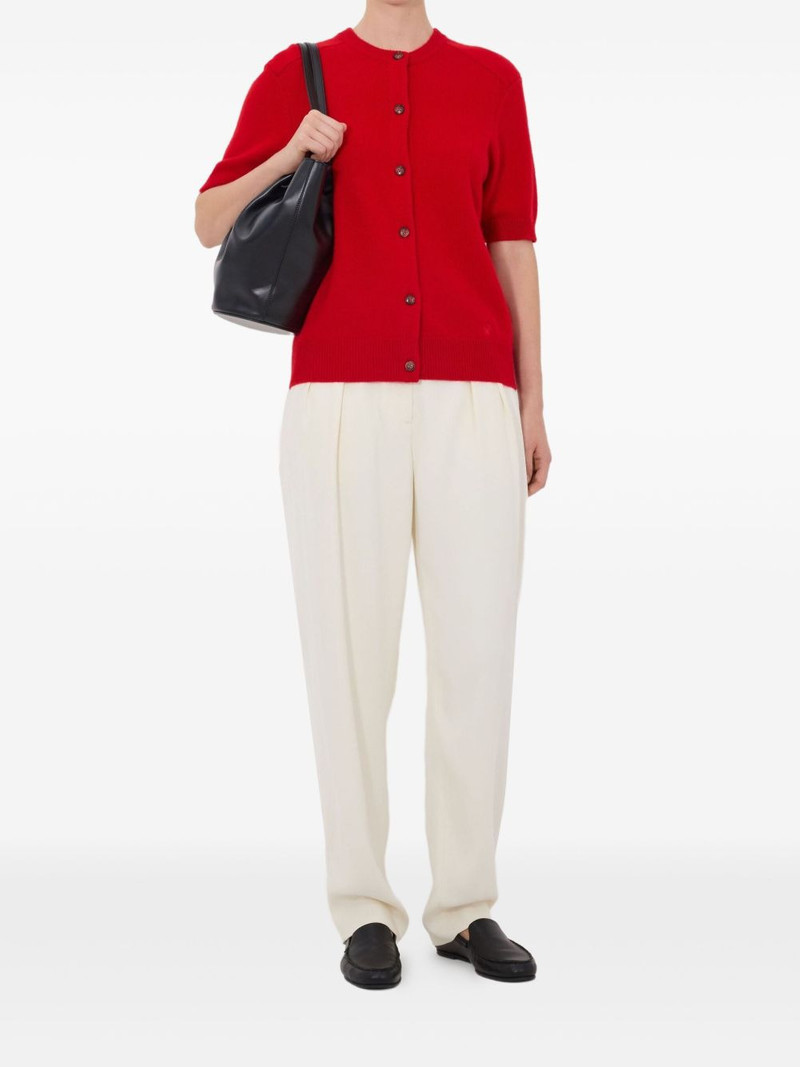 Loulou de Saison Jodi short-sleeve buttoned cardigan outlook