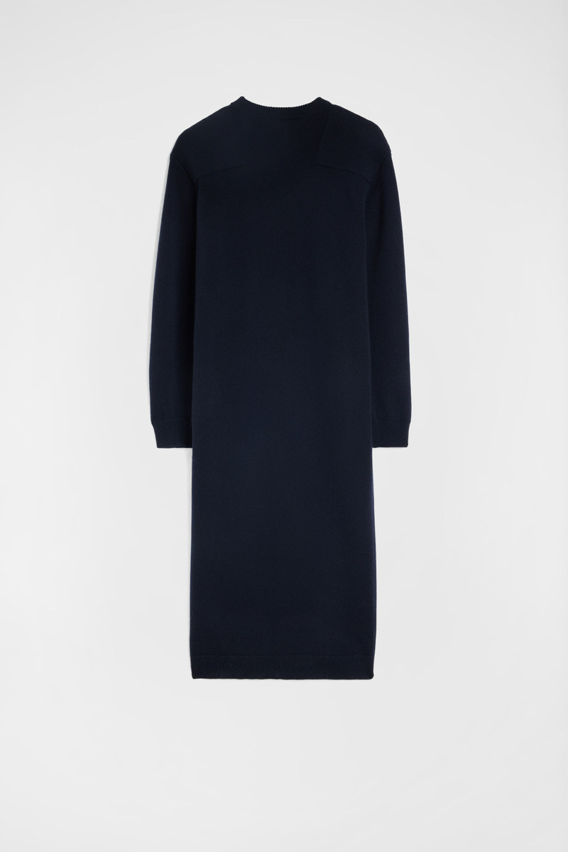 Wool Crew-Neck Dress 7