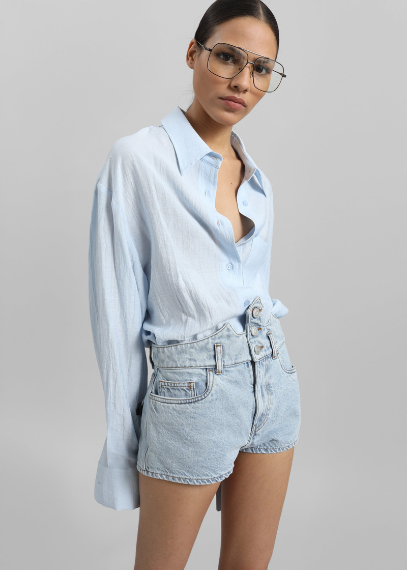 Ascain Fluid Shirt - Sky Blue 12
