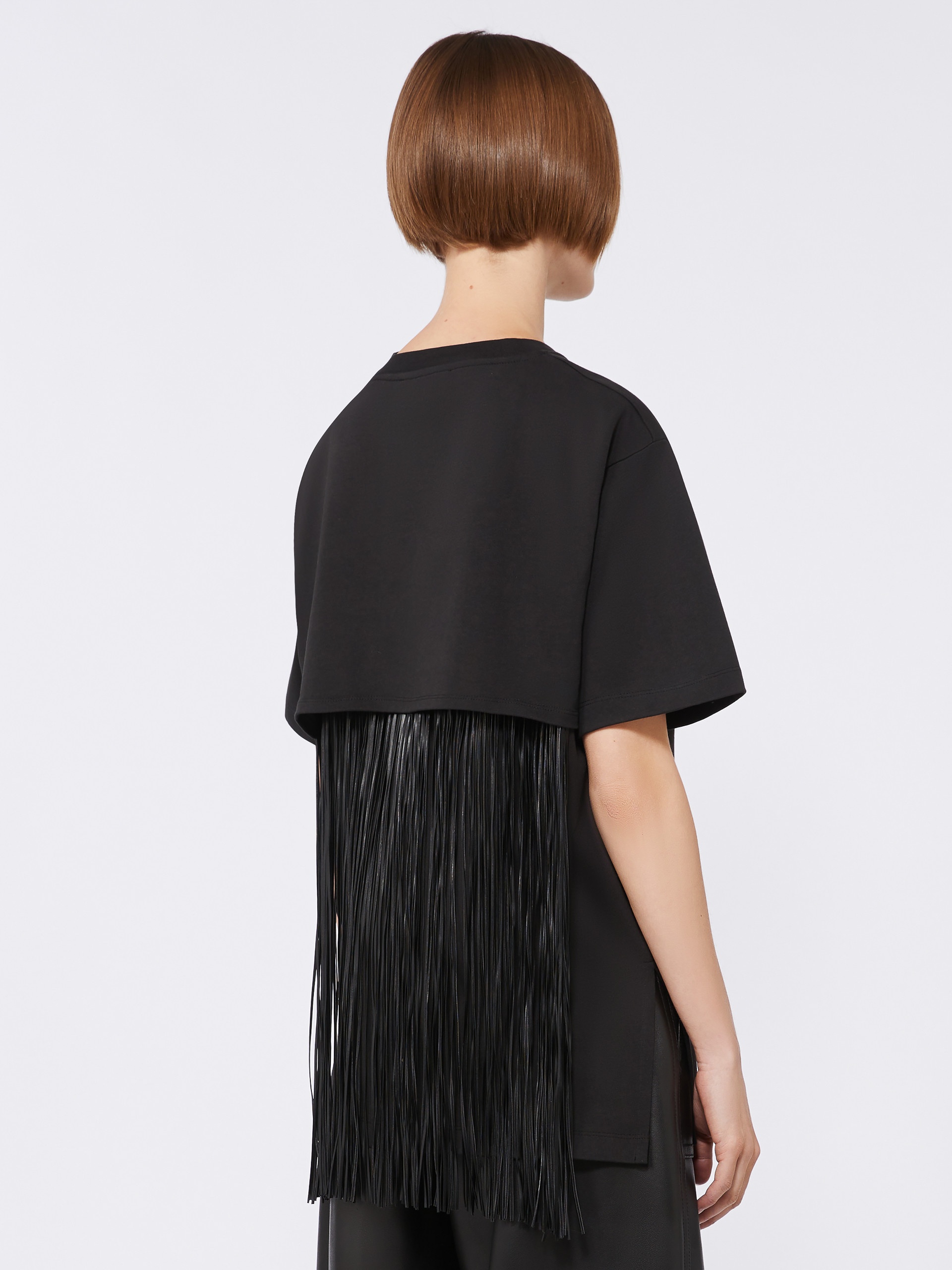 TEATINO T-shirt with fringes - 4