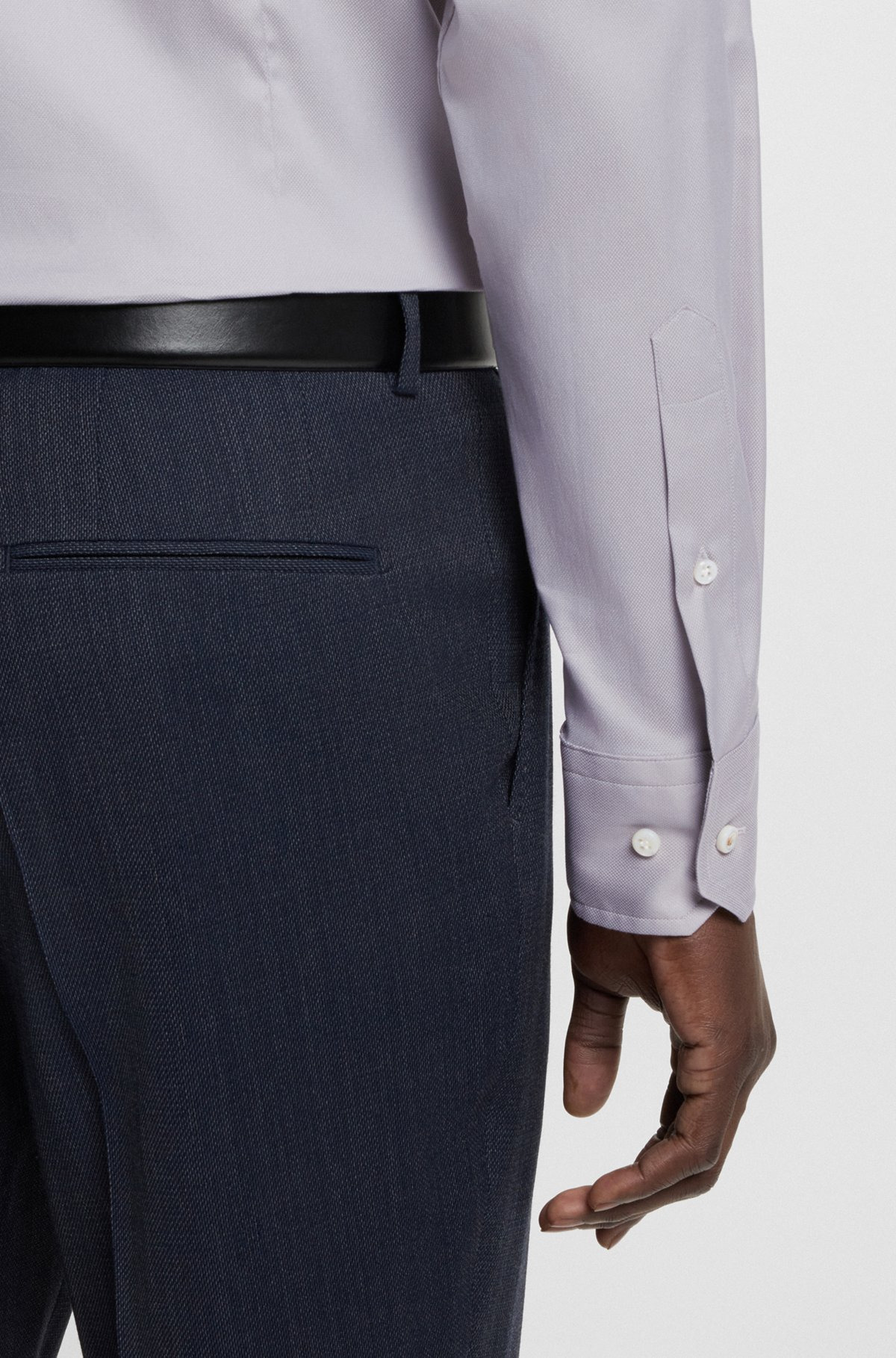 SLIM-FIT SHIRT IN AN ITALIAN COTTON - 6