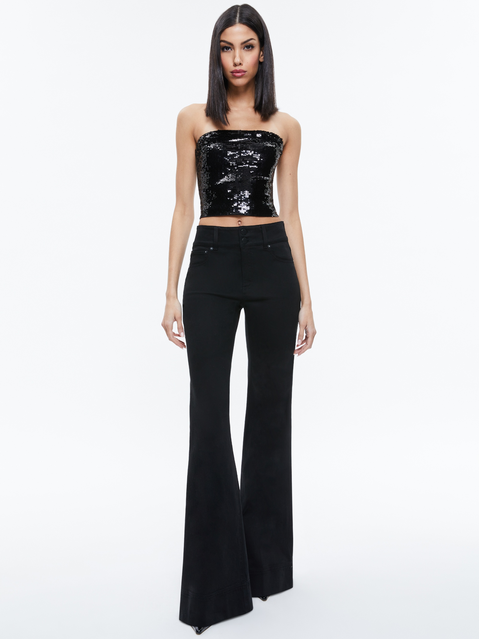 VIVI SEQUIN CROPPED TOP - 3