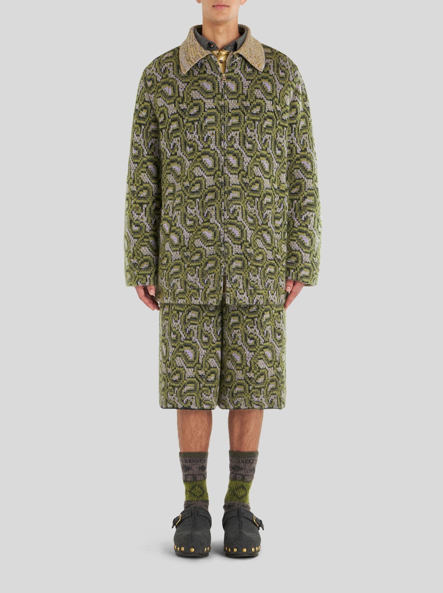 KNITTED PAISLEY JACKET - 3