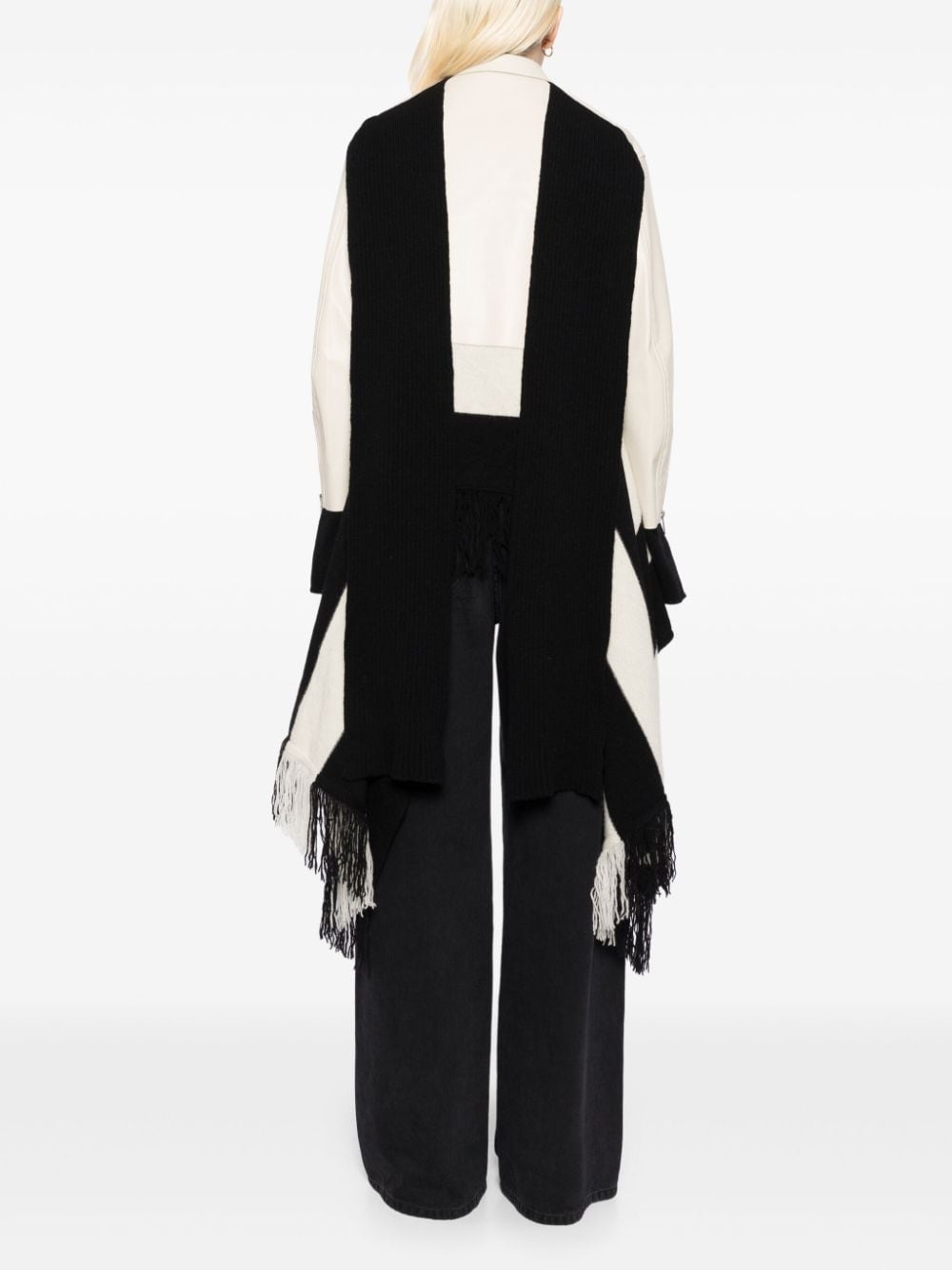 layered biker jacket - 4
