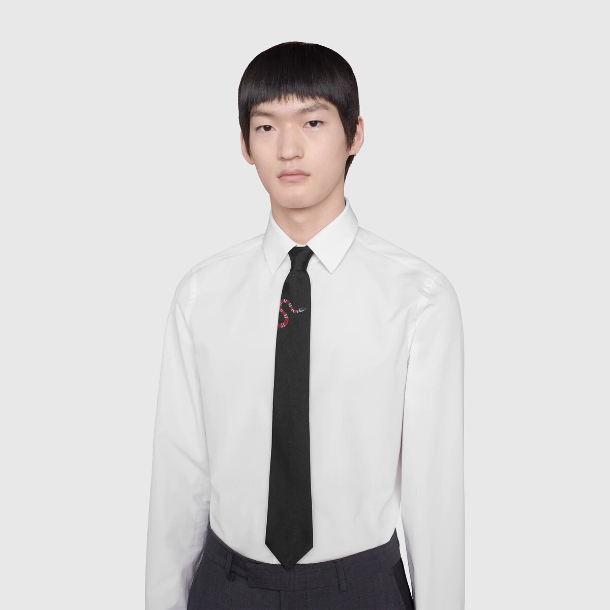 Kingsnake underknot silk tie - 4