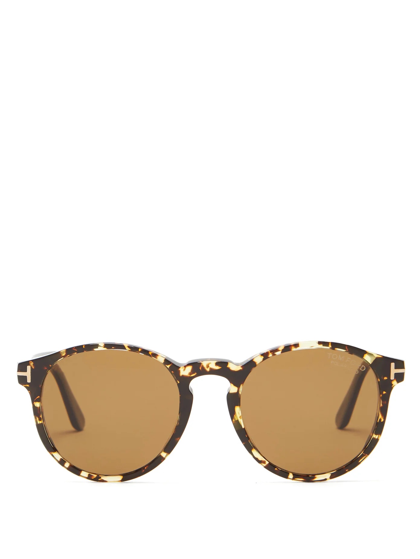 Ian round tortoiseshell-acetate sunglasses - 1