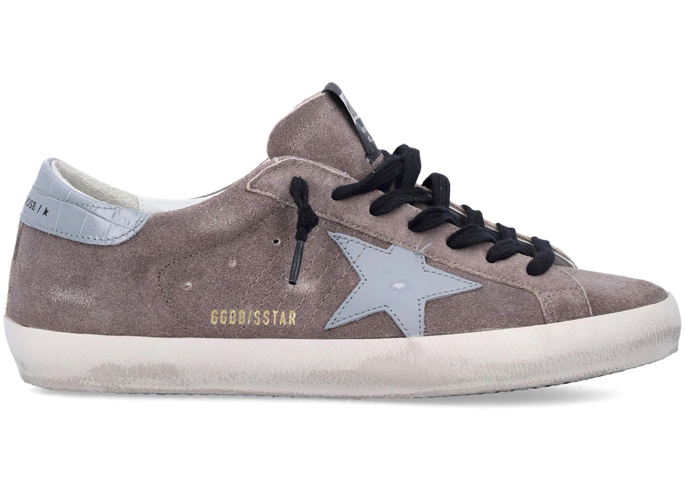 Golden Goose Super Star Cinder Quarry Silver Blue - 1
