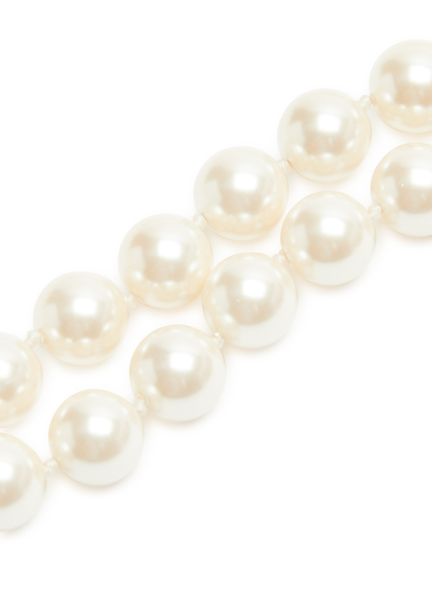 Graziella orb-embellished pearl choker - 4
