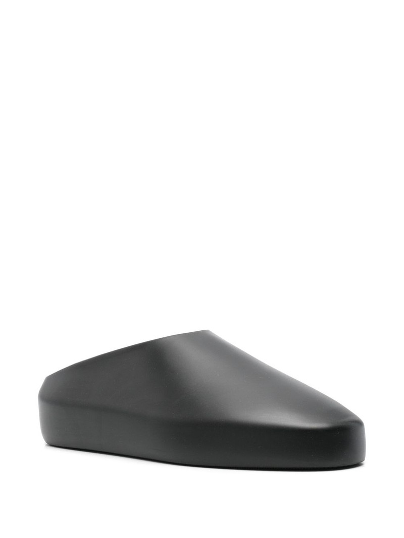 Fear of God logo-patch slippers outlook