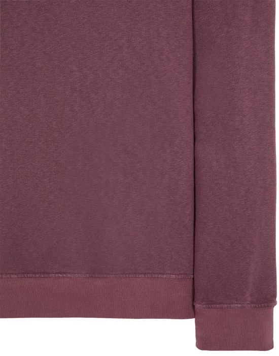 62160 MALFILE' FLEECE_ GARMENT DYED 'OLD' EFFECT DARK BURGUNDY - 4