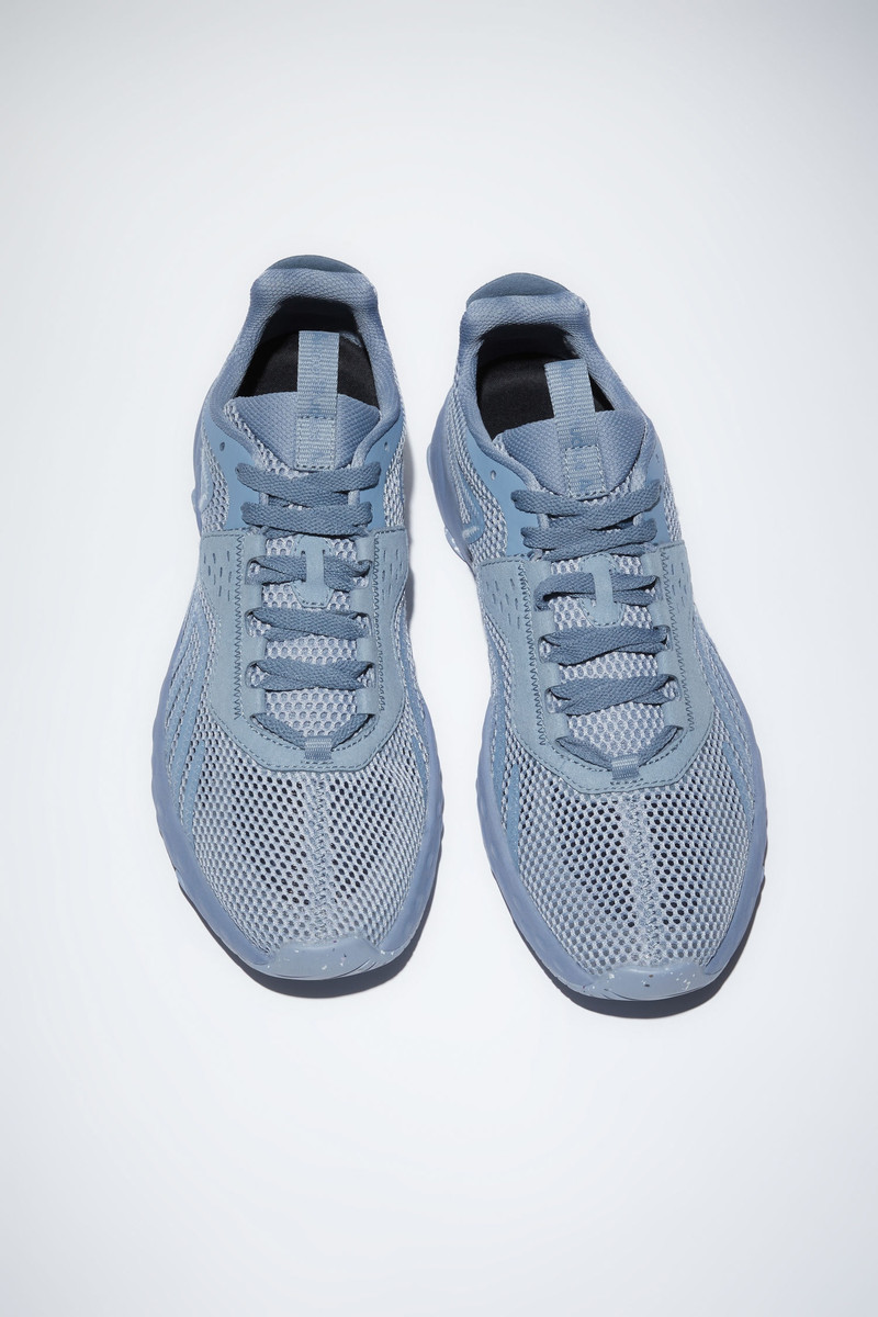 Lace-up sneakers - Dusty blue 2