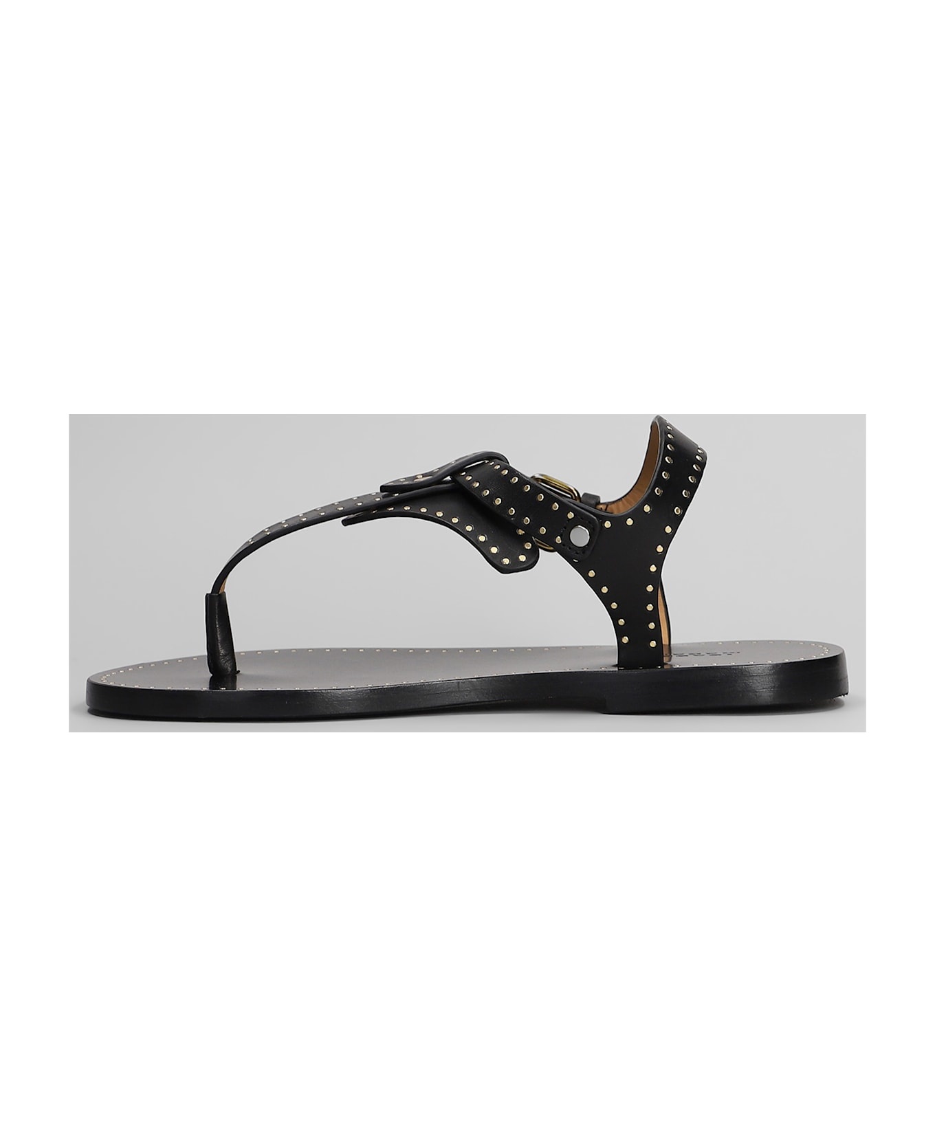 Joony Sandals In Black Leather - 3