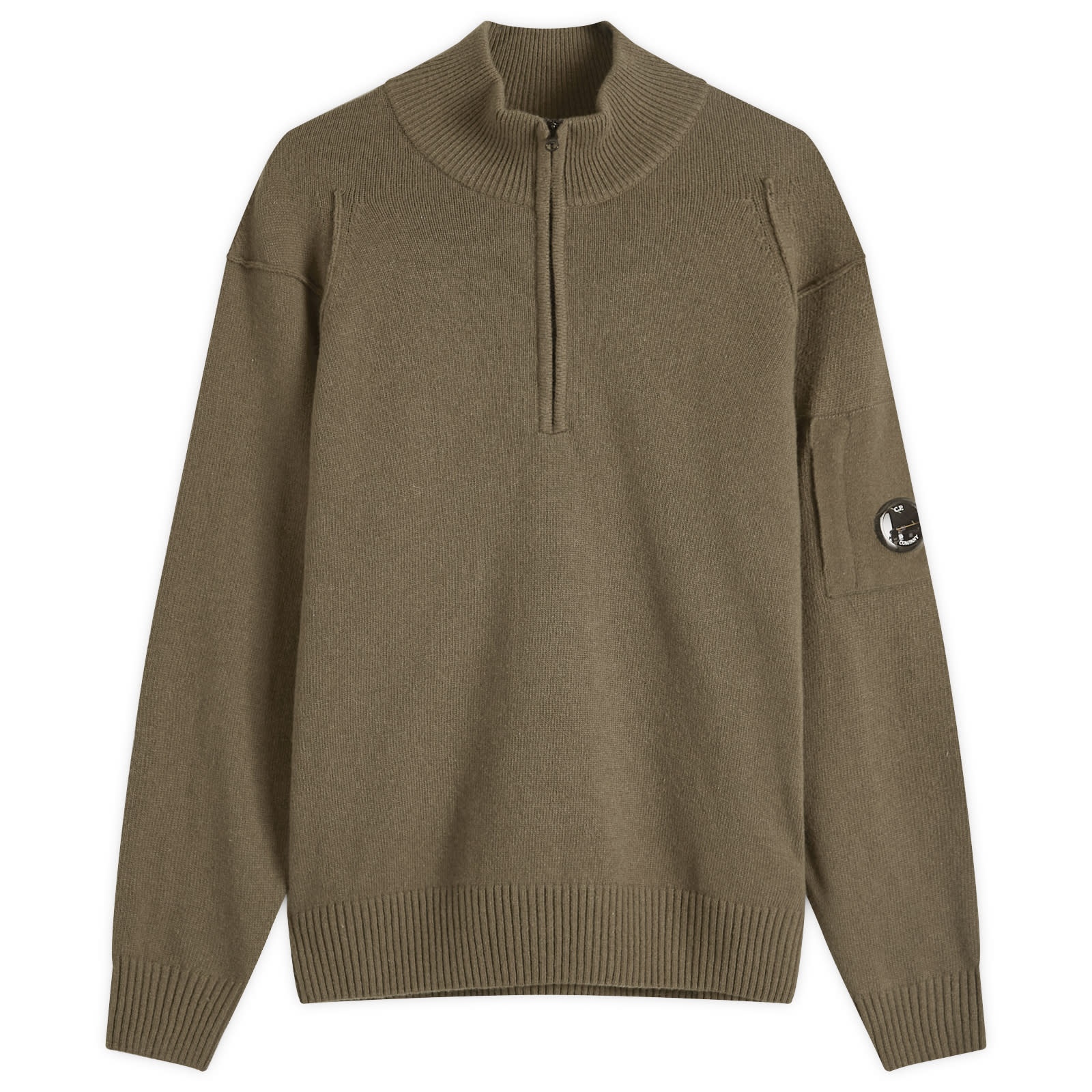 C.P. Company Lambswool Grs Half Zip Knit - 1