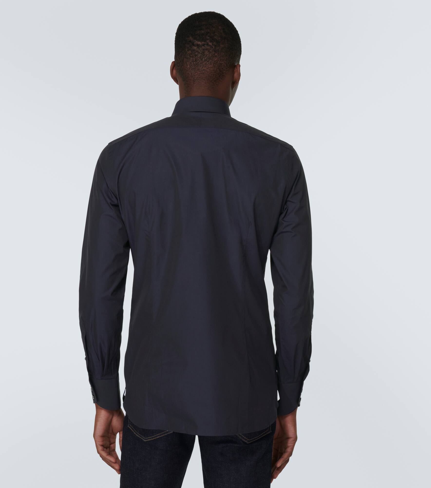 Cotton poplin shirt - 8