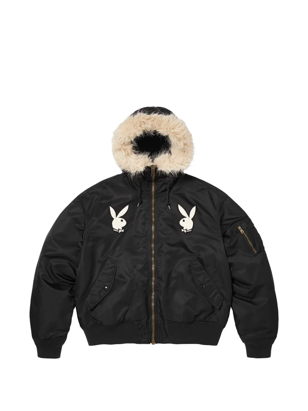 x Playboy logo-appliqué jacket - 1