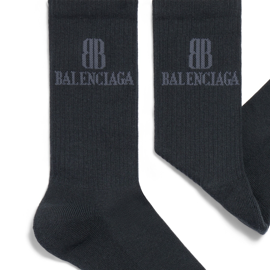 Women's Nano Bb Socks in Black Faded - 2