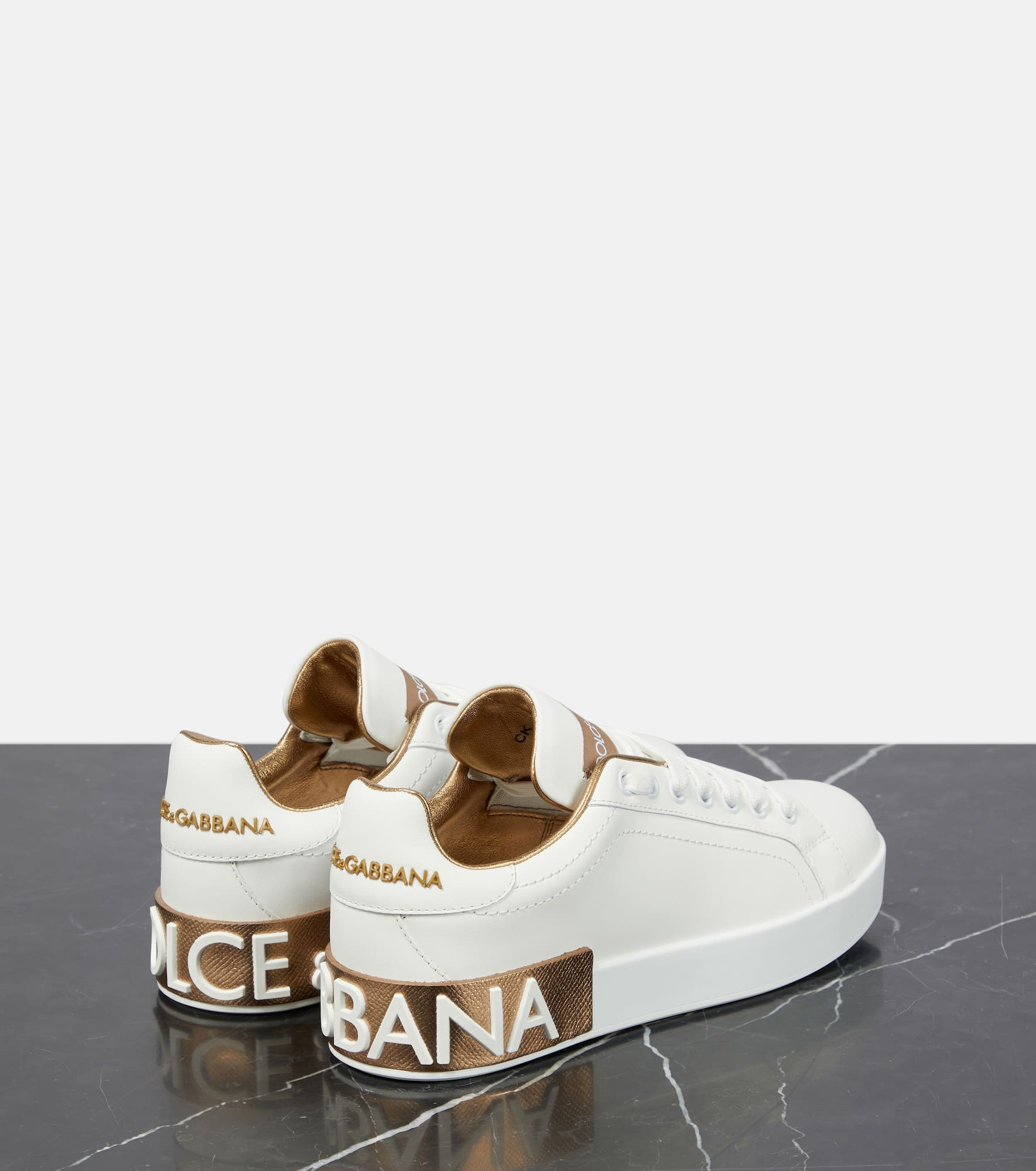 Portofino leather sneakers - 3